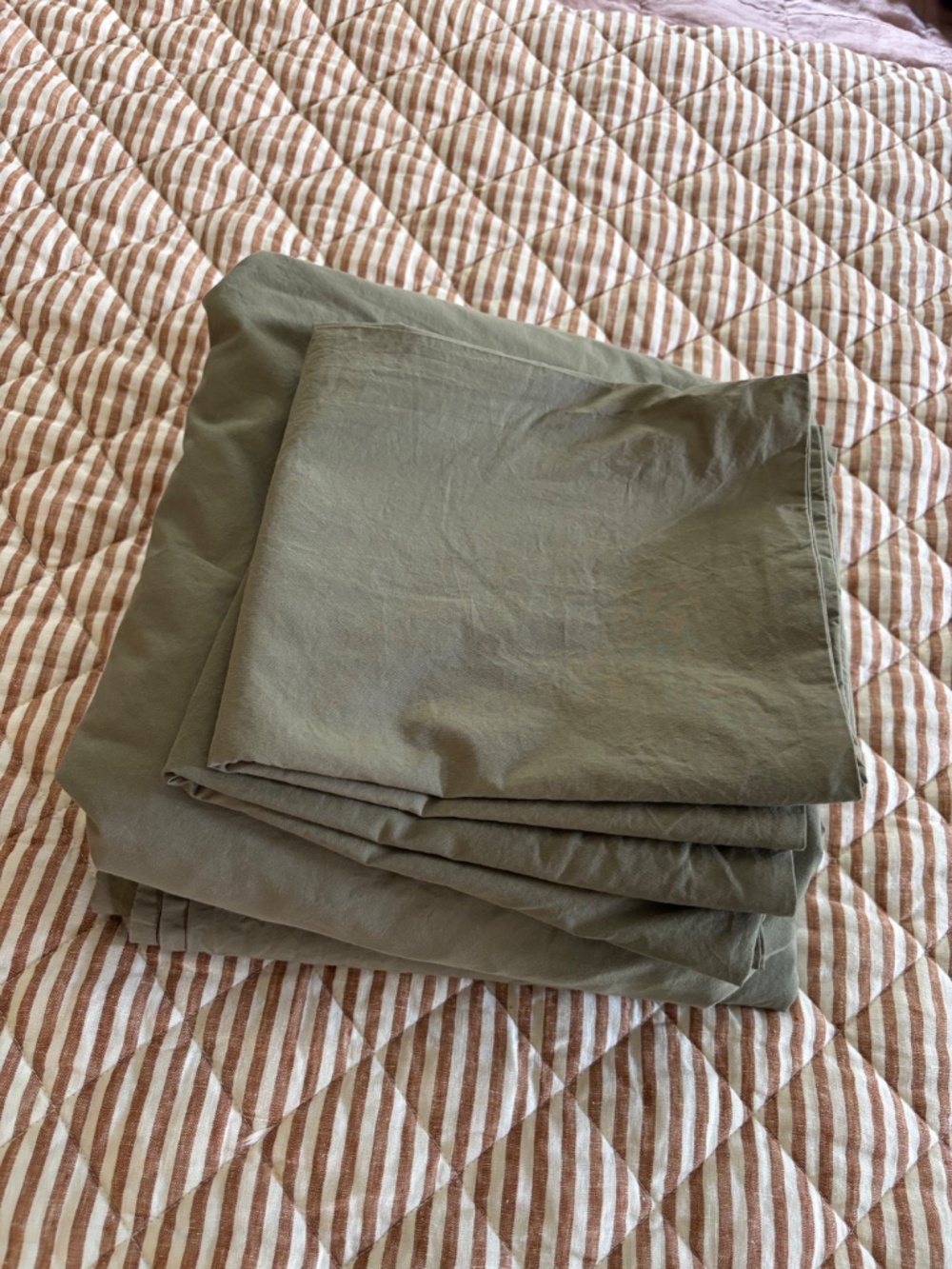 Quince Percale Sheet Set - King - Picture 2 of 5